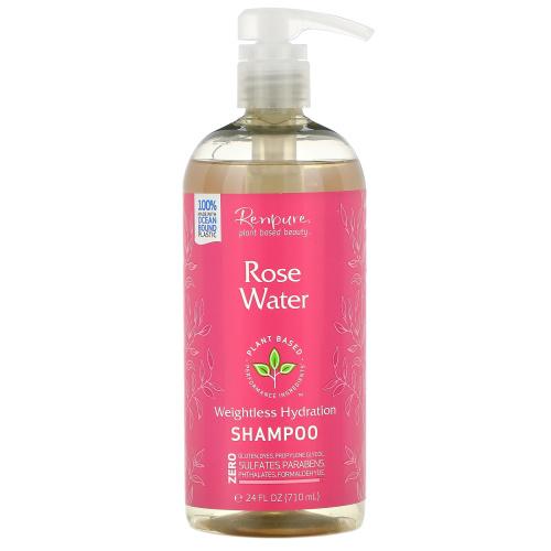 Renpure, Rose Water Shampoo, 24 fl oz (710 ml)