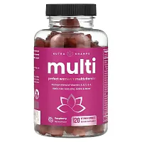 NutraChamps, Multi, Perfect Women&#x27;s Multivitamin, Raspberry , 120 Vitamin Gummies