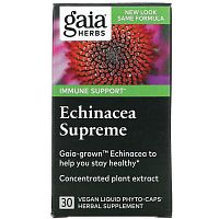 Gaia Herbs, Echinacea Supreme, 30 Vegan Liquid Phyto-Caps