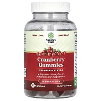 Nature&#x27;s Craft, Cranberry Gummies, Cranberry , 60 Gummies