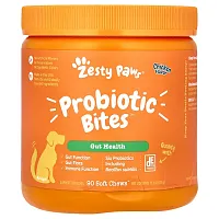 Zesty Paws, Probiotic Bites, For Dogs, All Ages, Chicken, 90 Soft Chews, 11.1 oz (315 g)