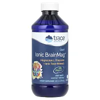 Trace Minerals ®, Liquid Ionic BrainMag+, Unflavored, 8 fl oz (237 ml)