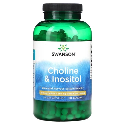 Swanson, Choline &amp; Inositol, 250 mg, 250 Capsules