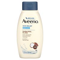 Aveeno, Skin Relief, гель для душа с мягким ароматом, питательный кокос, 354 мл (12 жидк. Унций)