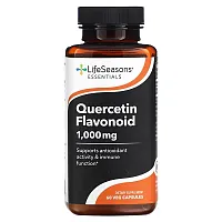 LifeSeasons, Quercetin Flavonoid, 1,000 mg, 60 Veg Capsules (500 mg per Capsule)