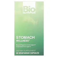 Bio Nutrition, Stomach Wellness, 60 Vegetarian Capsules