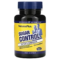 NaturesPlus, Sugar Control, Dieter&#x27;s Companion, 60 Capsules