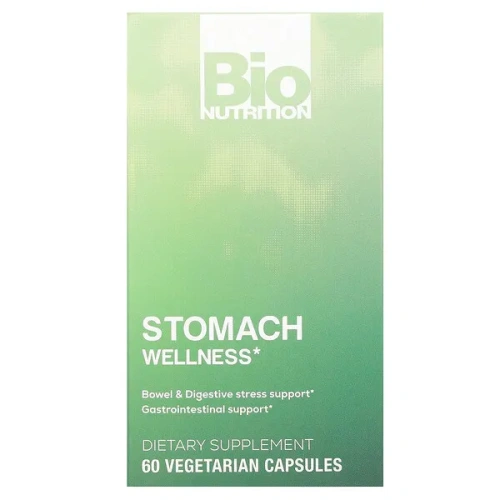 Bio Nutrition, Stomach Wellness, 60 Vegetarian Capsules