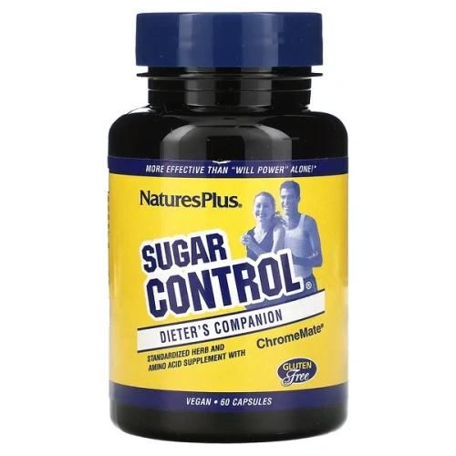 NaturesPlus, Sugar Control, Dieter&#x27;s Companion, 60 Capsules