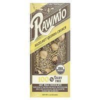 Rawmio, Oat Milk Chocolate, Hazelnut Quinoa Crunch, 2.12 oz (60 g)