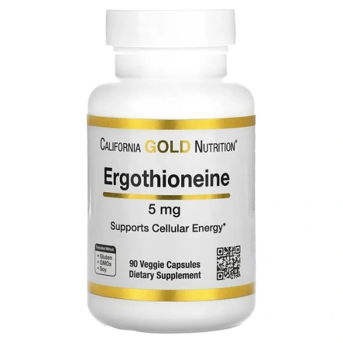 California Gold Nutrition, Ergothioneine, 5 mg, 90 Veggie Capsules