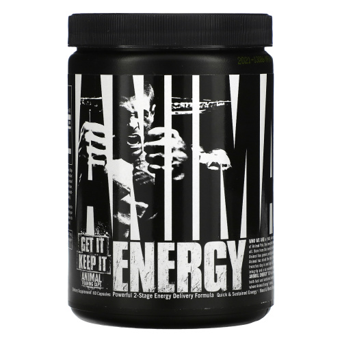 Universal Nutrition, Animal Energy, 60 капсул