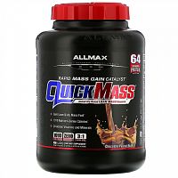 ALLMAX, QuickMass, ускоритель для быстрого набора массы, шоколадное арахисовое масло, 6 фунтов (2,72 кг)