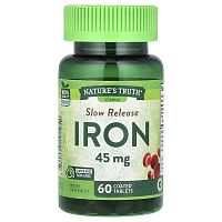 Nature&#x27;s Truth, Slow Release Iron, 45 mg, 60 Coated Tablets