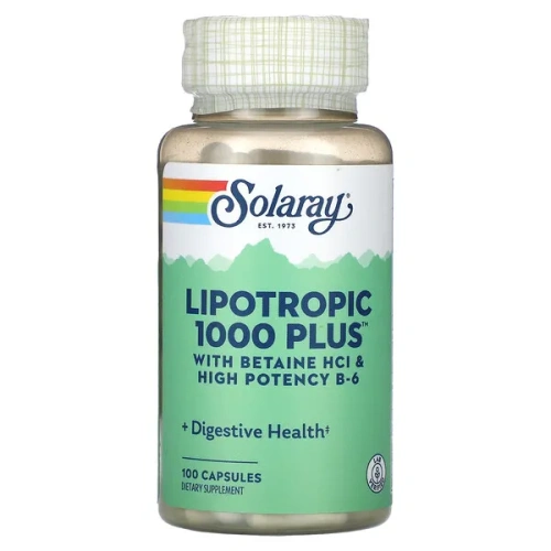 Solaray, Lipotropic 1000 Plus, 100 Capsules