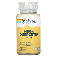 Solaray, Mega Quercetin, 600 mg, 60 VegCaps