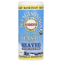 Maine Coast Sea Vegetables, Sea Seasonings, Sea Salt with Sea Veg, 1.5 oz (43 g)