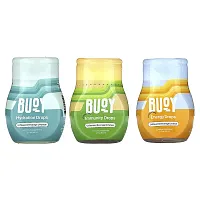 Buoy Hydration, Drops Daily Wellness Bundle, Unflavored, 3 Pack, 2 fl oz (60 ml) Each