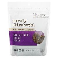 Purely Elizabeth, Keto Granola Clusters, без зерна, кокос и кешью, 227 г (8 унций)