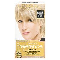 L&#x27;Oréal, Superior Preference, Luminous, Fade-Defying Color, 9 1/2 NB, Lightest Natural Blonde, 1 Application