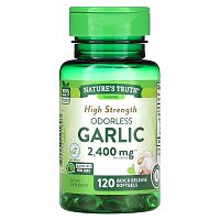 Nature's Truth, Odorless Garlic, High Strength , 1,200 mg, 120 Quick Release Softgels