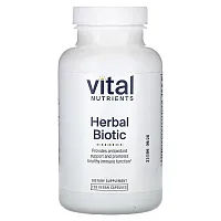 Vital Nutrients, Herbal Biotic, 120 Vegan Capsules