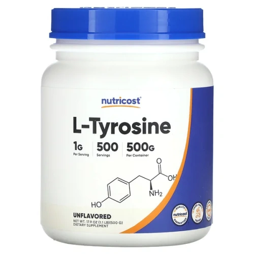 Nutricost, L-Tyrosine, Unflavored, 17.9 oz (500 g)