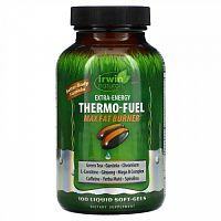 Irwin Naturals, Extra-Energy Thermo-Fuel Max Fat Burner, 100 мягких таблеток