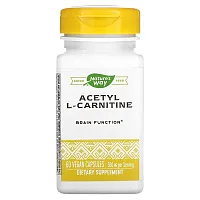 Nature&#x27;s Way, Acetyl L-Carnitine, 500 mg, 60 Vegan Capsules