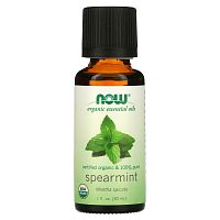 Now Foods, Organic Essential Oils, Spearmint, 1 fl oz (30 ml)