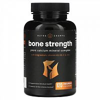 NutraChamps, Bone Strength, 120 растительных капсул, которые легко глотать