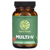 Sunwarrior, Plant-Based Multi-V, 30 Vegan Capsules