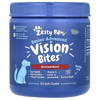 Zesty Paws, Senior Advanced, Vision Bites, For Dogs, Chicken, 90 Soft Chews, 11.1 oz (315 g)