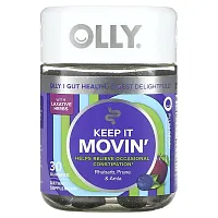 OLLY, Keep It Movin&#x27;, Plum Berry, 30 Gummies