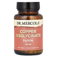 Dr. Mercola, Copper Bisglycinate, 8 mg, 180 Tablets