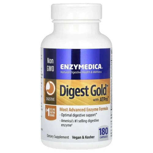 Enzymedica, Digest Gold with ATPro, 180 Capsules