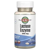 KAL, Lactase Enzyme, 250 mg, 60 Softgels (125 mg per Softgel)