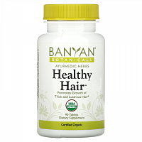 Banyan Botanicals, Здоровые волосы, 90 таблеток