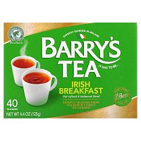 Barry's Tea, чай «Ирландский завтрак», 40 чайных пакетиков, 125 г (4,4 унции)