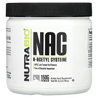 NutraBio, NAC, N-Acetyl Cysteine, 5.3 oz (150 g)