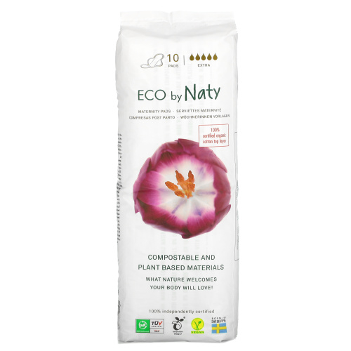 Naty, Maternity Pads, 10 Pads