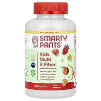 SmartyPants, Kids Multi and Fiber, Lemon, Orange &amp; Strawberry Banana, 120 Gummies