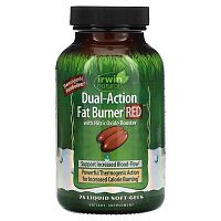 Irwin Naturals, Dual-Action Fat Burner Red, 75 Liquid Soft-Gels