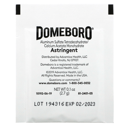 Domeboro, Medicated Soak, Rash Relief, 12 Powder Packets фото 3