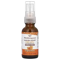 Wedderspoon, Manuka Honey &amp; Propolis Throat Spray, Original Honey, MGO 400+, 1 fl oz (30 ml)