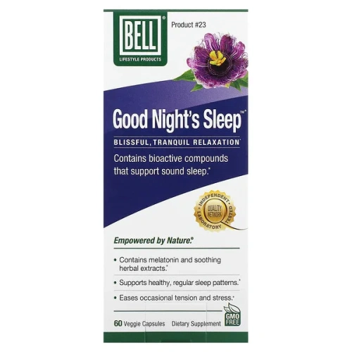 Bell Lifestyle, Good Night&#x27;s Sleep, 60 Veggie Capsules