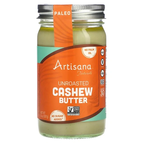 Artisana, Natural, Unroasted Cashew Butter, 14 oz (397 g)