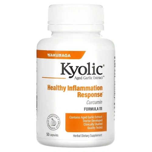 Kyolic, Aged Garlic Extract, Curcumin, 50 Capsules