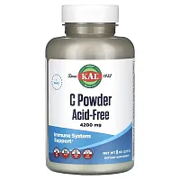 KAL, C Powder, Acid-Free, 4,200 mg, 8 oz (227 g)