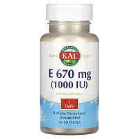 KAL, E, 670 mg (1,000 IU), 30 Softgels